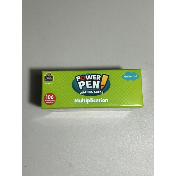 Power Pen Flash Cards Multiplication School Educational Math Practice Grades 2-5 - Picture 6 of 6